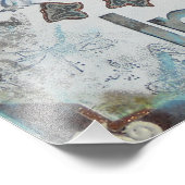 Impression Photo Rêve multimédia mixte Découvrez Inspirer Citation (Coin)