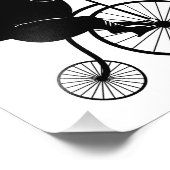 Impression Photo Rhino équitation un vélo (Coin)