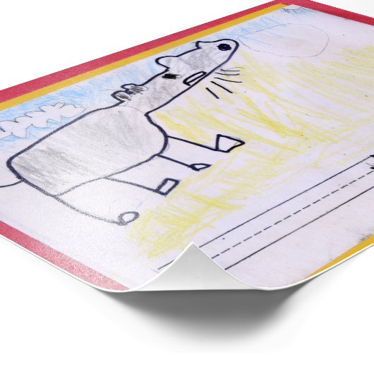 Impression Photo Rhinoceros (Coin)