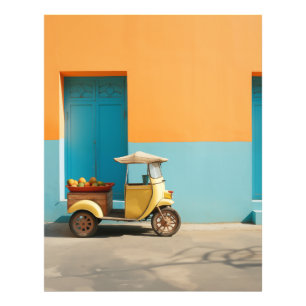 Impression Photo Riksja Mango Jaune