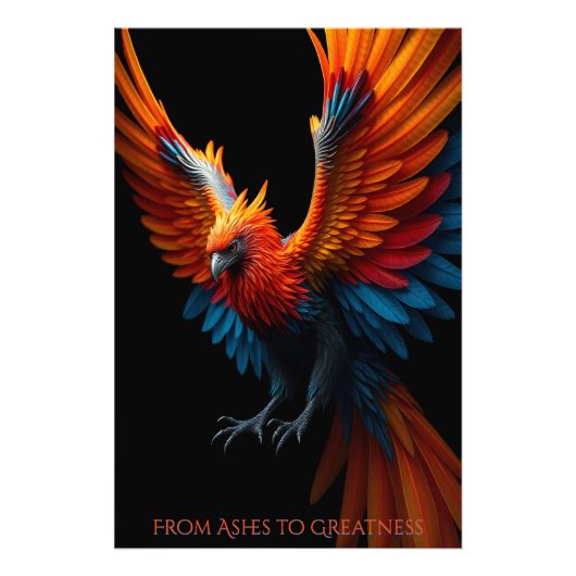 Impression Photo 🔥 Rise Like a Phoenix -Unstoppable Transformation (Devant)