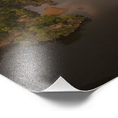 Impression Photo Rivière Essequibo, rivière la plus longue du Guyan (Coin)