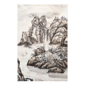 Impression Photo Rivière Yangze avec cascade (Devant)