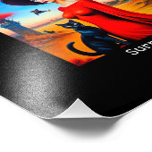 Impression Photo Robe Rouge Modes d'Art Chat Noir (Coin)