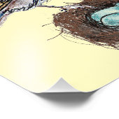 Impression Photo Robin's Egg Nest art d'impression Robin Bird 8x10 (Coin)