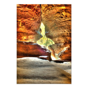 Impression Photo Rockhouse, collines de Hocking, Ohio