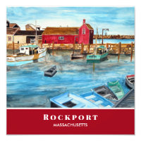 Rockport Harbour Massachusetts Nouvelle-Angleterre