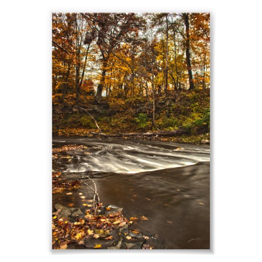 Impression Photo Rocky Fork Creek, automne, Gahanna, Ohio (Devant)