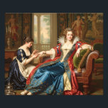 Impression Photo Rococo Secrets : La beauté du Regal dans un cadre<br><div class="desc">Opulence Authentique : Le Portrait "Rococo Secrets", Capturant Le Luxe Aristocratique Du 18ème Siècle. Ce magnifique portrait à l'huile est un chef-d'oeuvre, représentant une femme royale soignée dans son somptueux palais. L'oeuvre se définit par ses couleurs audacieuses (cramoisi, or et saphir), ses détails Rococo riches et ses éléments époustouflants et...</div>
