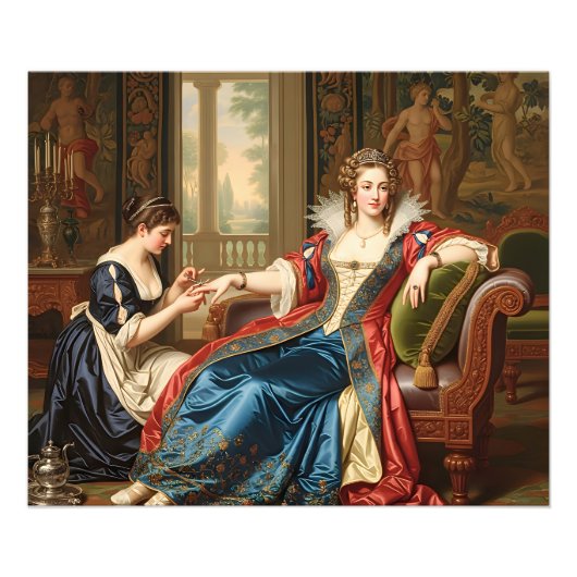 Impression Photo Rococo Secrets : La beauté du Regal dans un cadre  (Devant)