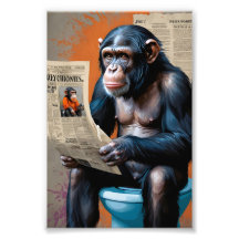 Roi Chimp en Pop Art - Réalisme audacieux et dynam