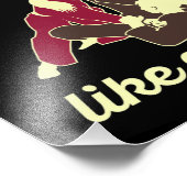 Impression Photo Roll Like a Girl Brazil Jiu Jitsu BJJ (Coin)