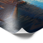 Impression Photo Romantique Canal de Venise Gondola #4 (Coin)