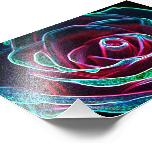 Impression Photo Rosa con efecto abstracto (Coin)