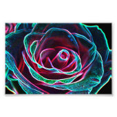 Impression Photo Rosa con efecto abstracto (Devant)