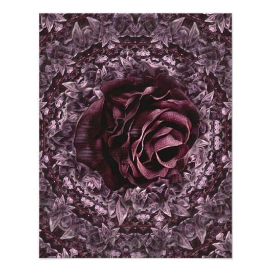 Impression Photo Rosace Mandala (Devant)