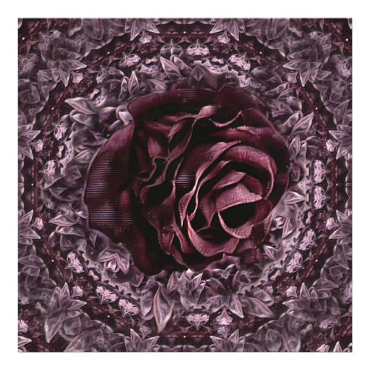Impression Photo Rosace Mandala (Devant)