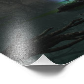 Impression photo Rose bleu (Coin)