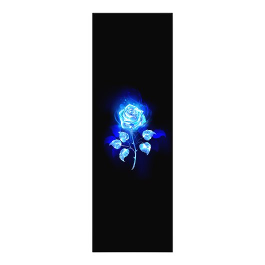 Impression Photo Rose bleu brûlant (Devant)