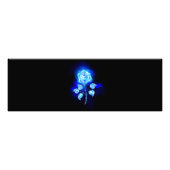 Impression Photo Rose bleu brûlant (Devant)