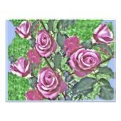 Impression Photo Rose de lavande Bush (Devant)
