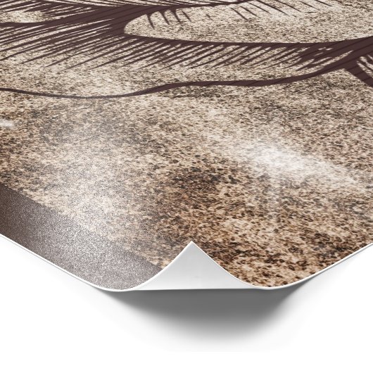 Impression Photo Rose Ink Drawing (Coin)