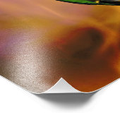 Impression Photo rose light of flames (Coin)