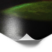 Impression Photo Rose rouge criqué (Coin)