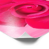 Impression Photo Rose rouge romantique (Coin)