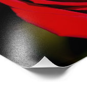 Impression Photo Rose rouge romantique (Coin)