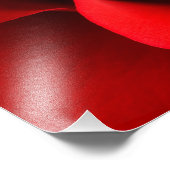 Impression Photo Rose rouge - Rose Modèle Customisé (Coin)