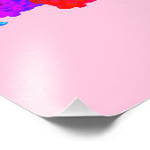 Impression Photo Roses arc-en-ciel (Coin)