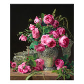 Impression Photo Roses par Ferdinand Georg Waldmuller (Devant)