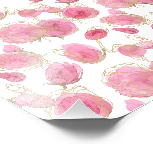 Impression Photo Roses roses (Coin)