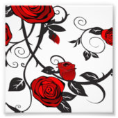 Impression Photo Roses rouges (Devant)