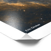 Impression Photo Rosette Nebula avec frontière par Eric Dreher (Coin)