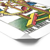 Impression Photo Roue de Fortune Tarot Card (Coin)