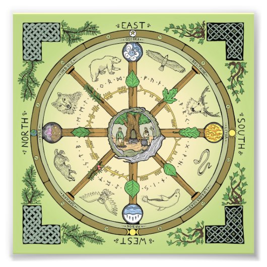 Impression Photo Roue de l'année (Devant)