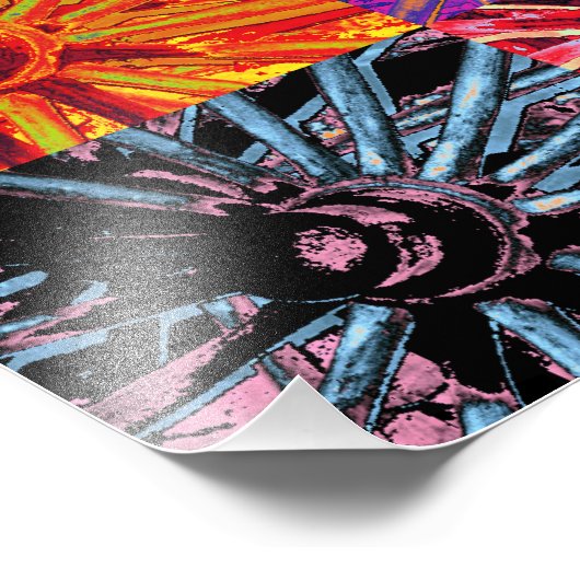 IMPRESSION PHOTO ROUES WAGON (Coin)