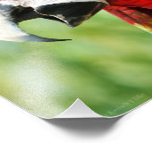 Impression Photo Rouge brillant (Coin)