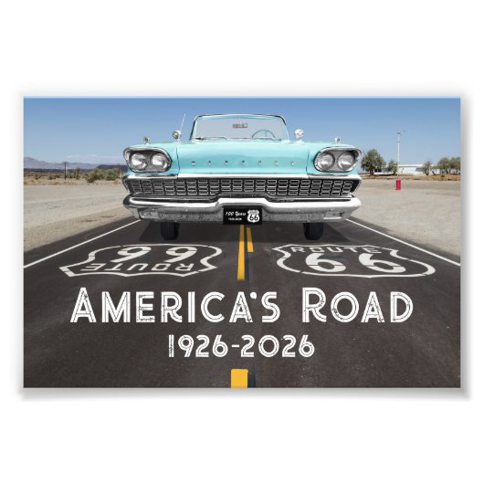 Impression Photo Route 66 centenaire (Devant)