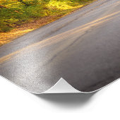 Impression Photo Route Curvy à l'automne (Coin)