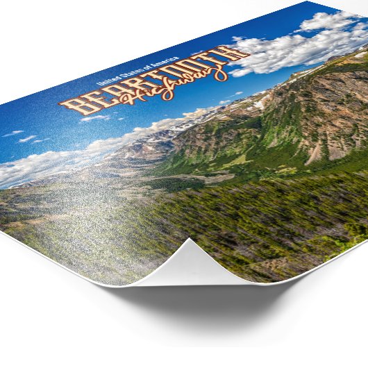 Impression Photo Route de Beartooth (Coin)