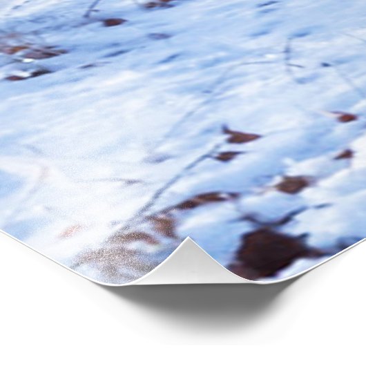 Impression Photo Route d'hiver (Coin)