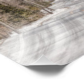 Impression Photo Route d'hiver Winor dans le comté de Door (Coin)