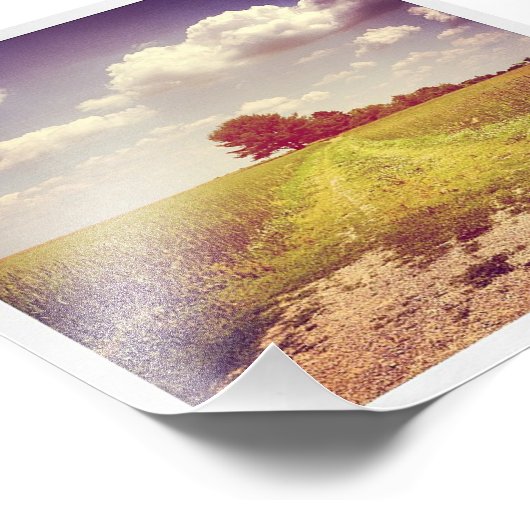 Impression Photo Route estivale (Coin)