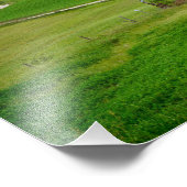 Impression Photo Route sinueuse sous un ciel sombre (Coin)