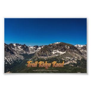 Impression Photo Route Trail Ridge dans le parc national Rocky Moun