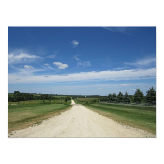 Impression Photo "Route vers Valley Grove" (Devant)