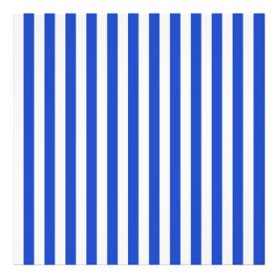 Impression Photo Royal Blue Combination Stripes par Shirley Taylor